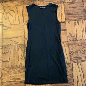 Black cotton dress - size L